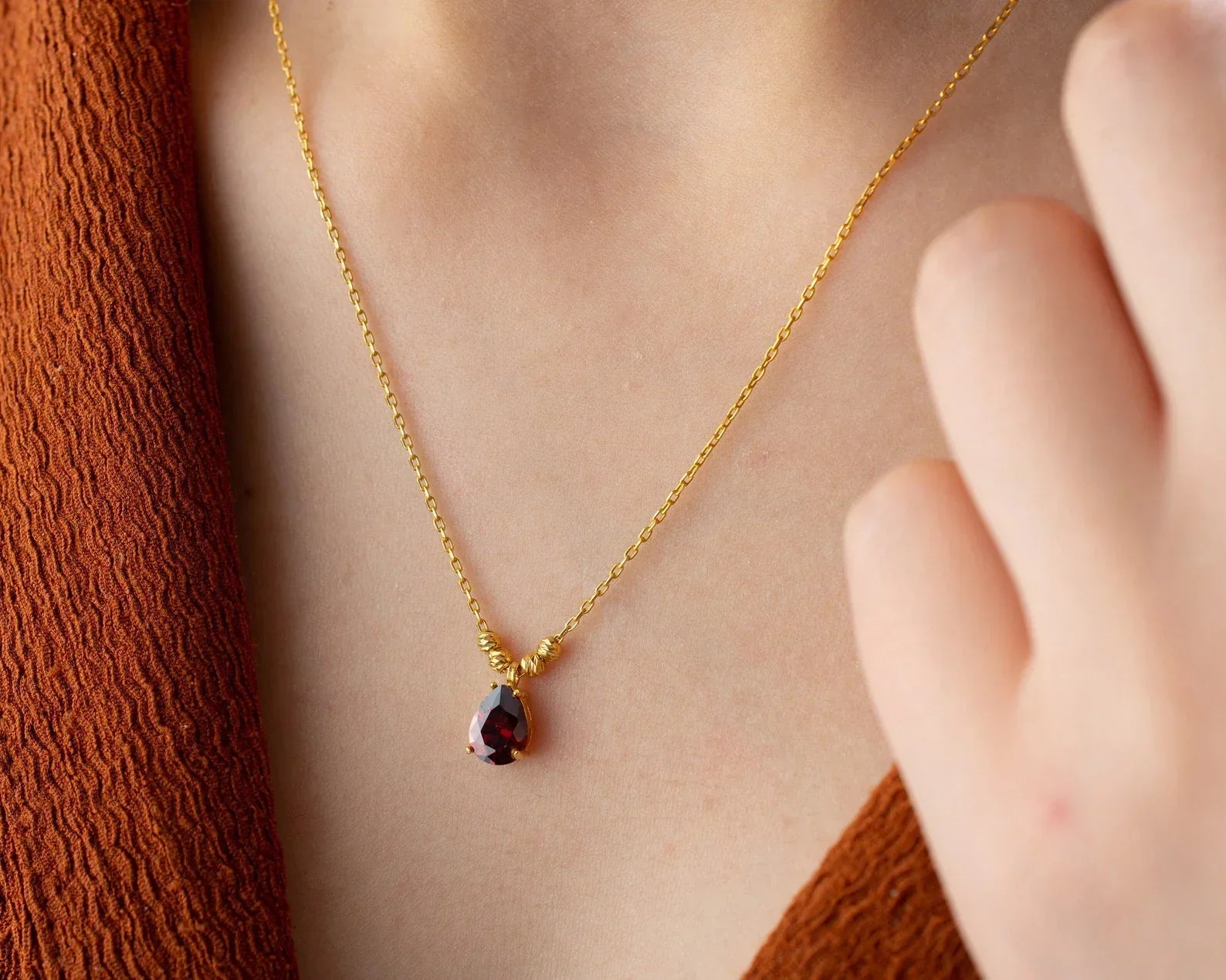 Birthstone Birthday Necklace