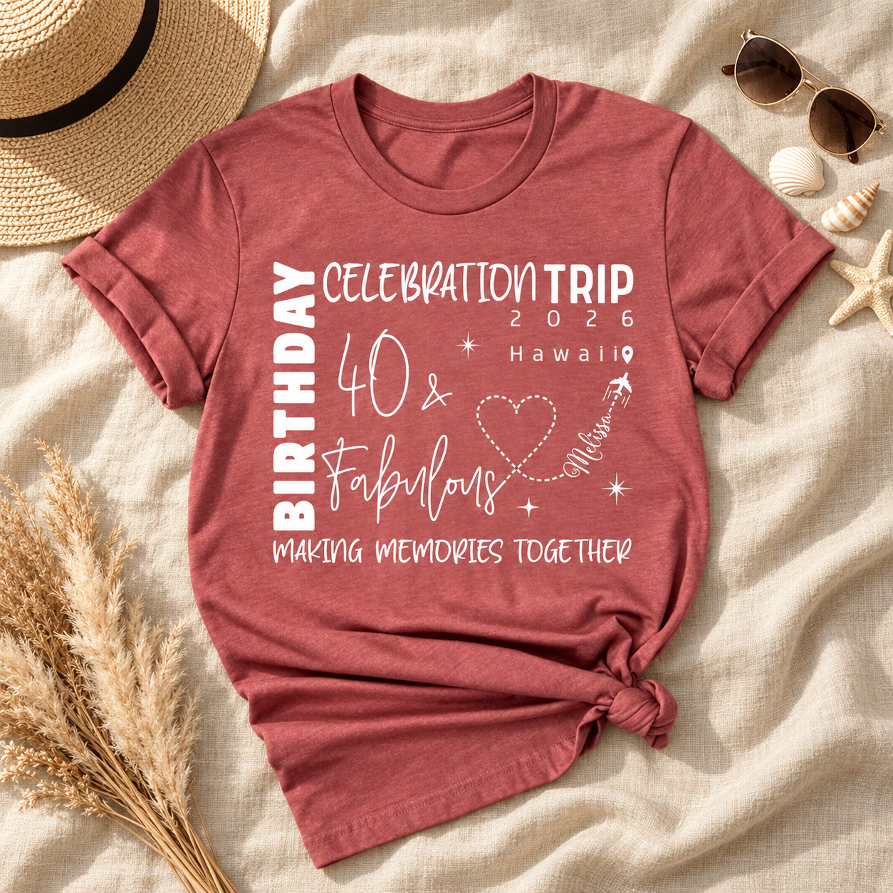 Personalized Birthday Trip With Friends